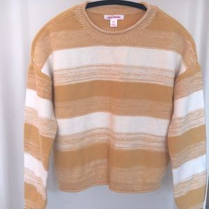 Horizontal striped sweater